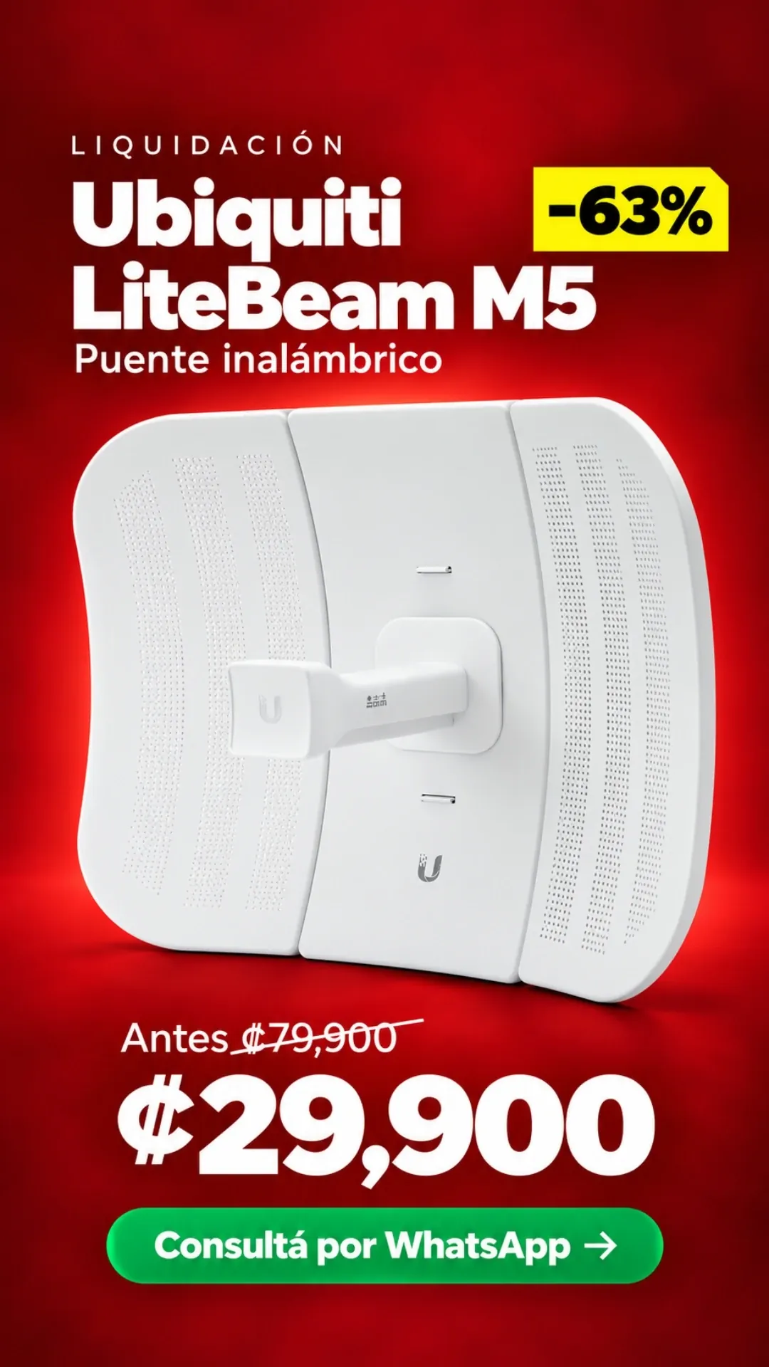 Ubiquiti LiteBeam M5 ₡29,900